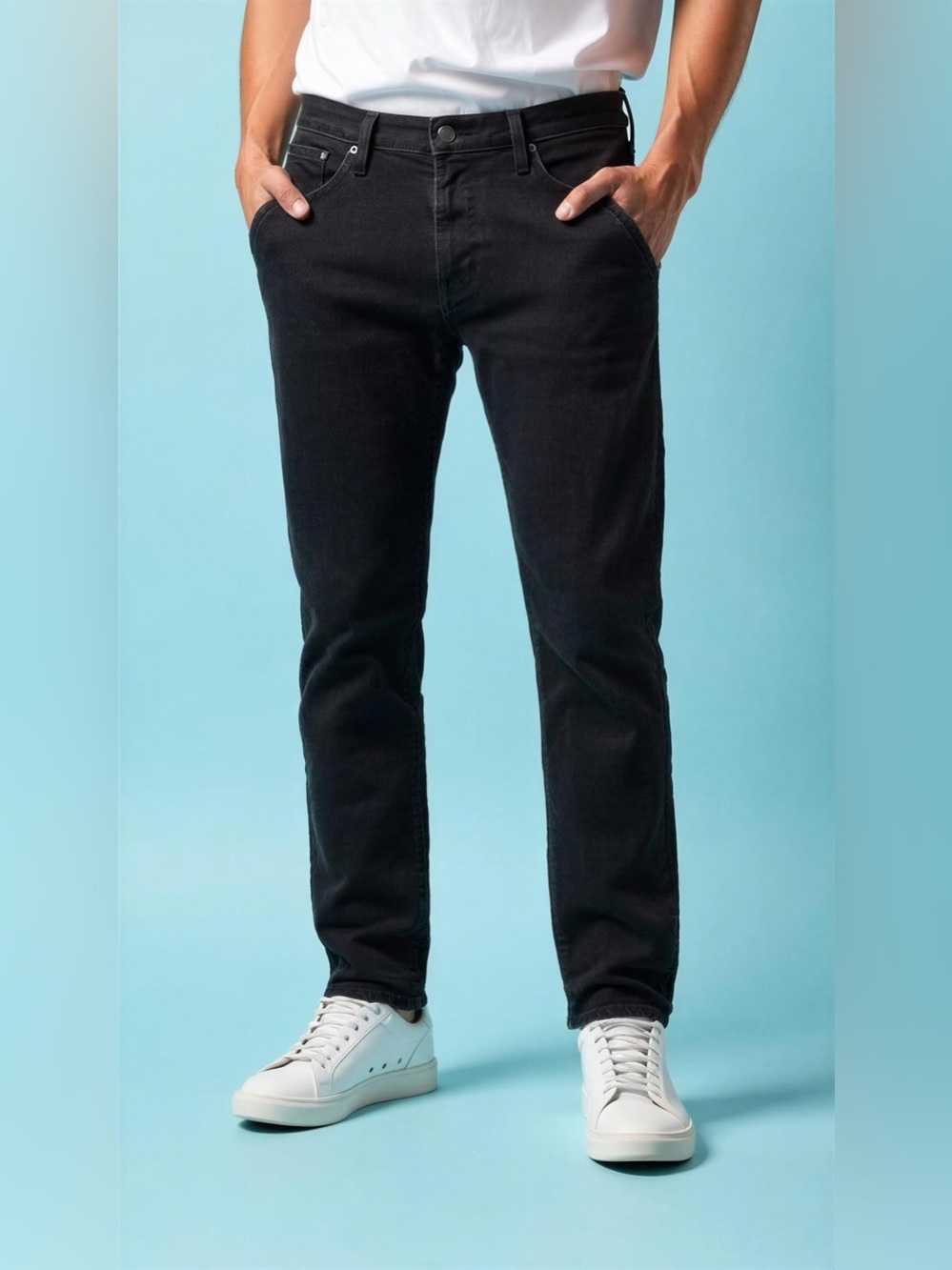 Levis Premium 541 Jeans Mens 30x30 Black Dark Wash